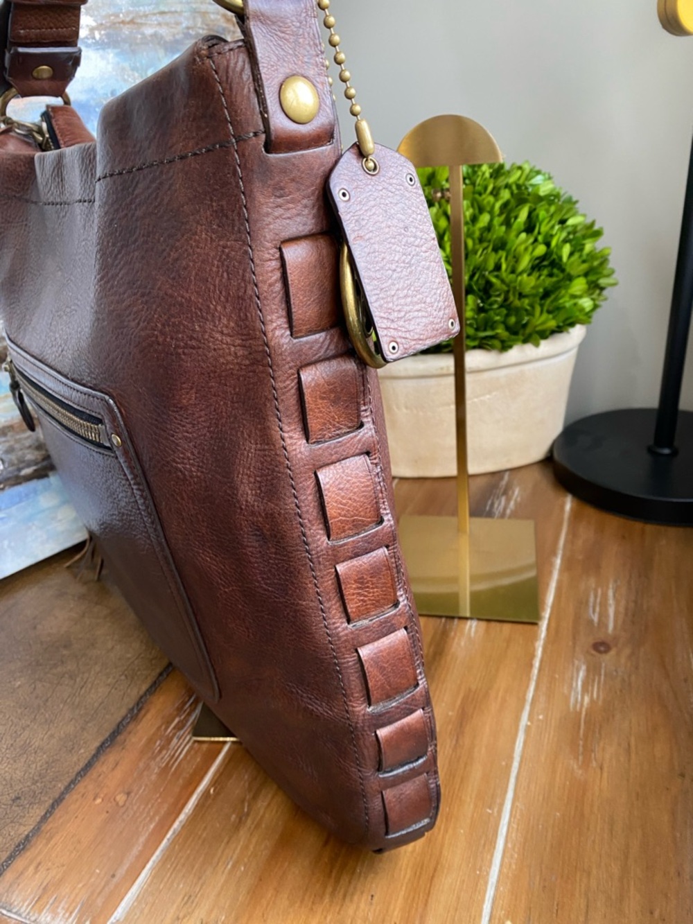 Coach XL Legacy Thompson Tote in Brown - Picture 12 of 17